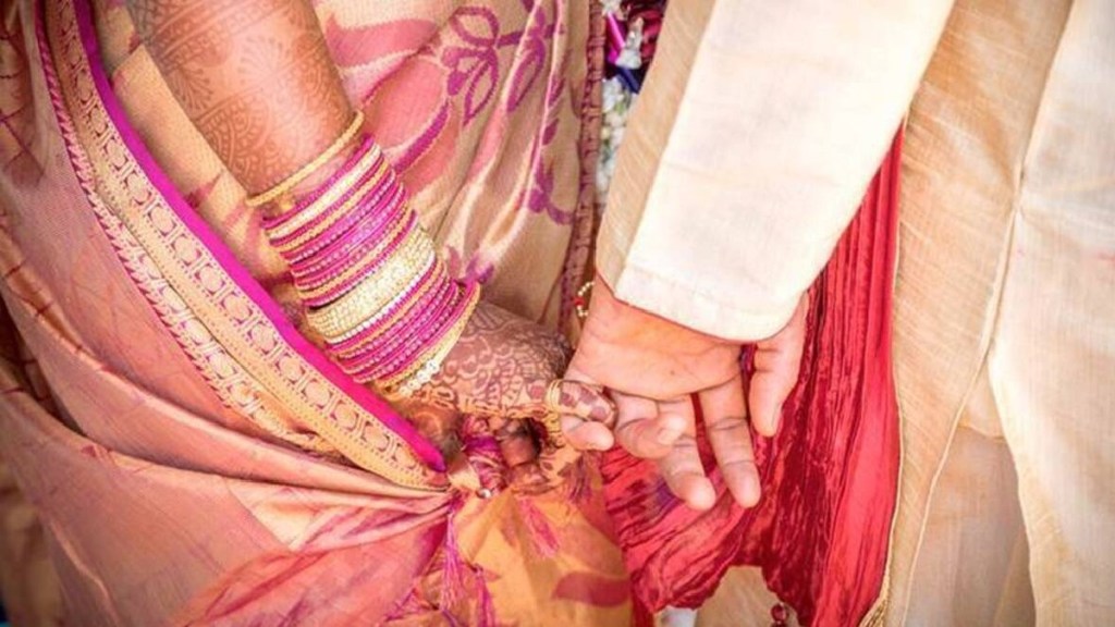 Groom Ditch Newly married Bride