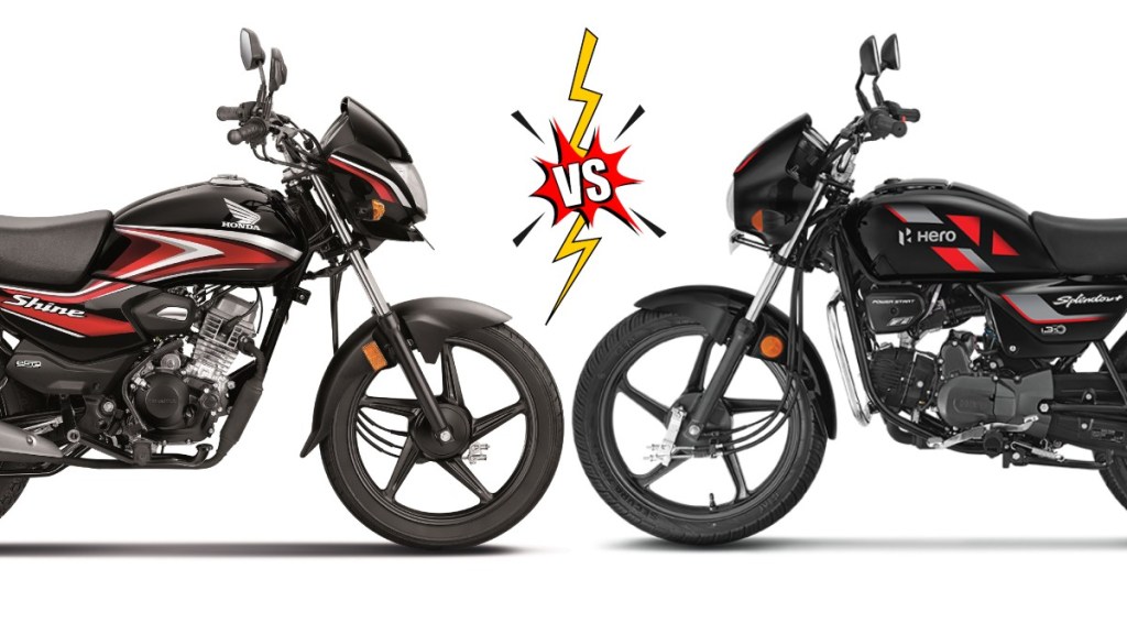 Honda Shine 100 vs Hero Splendor Plus Honda Shine 100 vs Hero Splendor Plus