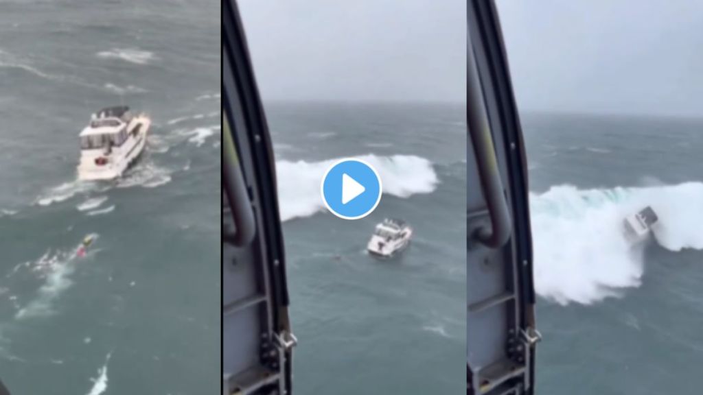 sea ​​storm Viral Video