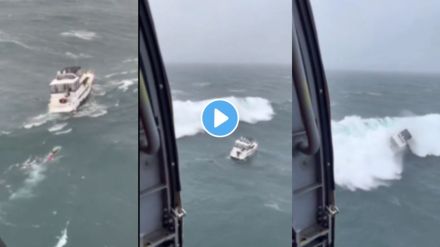 sea ​​storm Viral Video