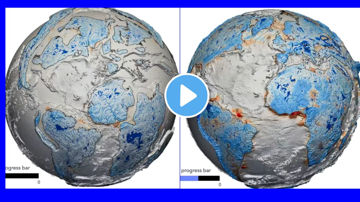 Video animation showing 100 million years of Earths history watch the ...