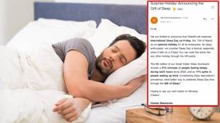 Bengaluru company gives gift of sleep to employees on World Sleep Day 2023 with surprise holiday