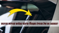 कारच्या मागच्या काचेवर पांढऱ्या-पिवळ्या रंगाच्या रेषा का असतात माहितेय का? यामागचं कारण जाणून तुम्हीही व्हाल थक्क