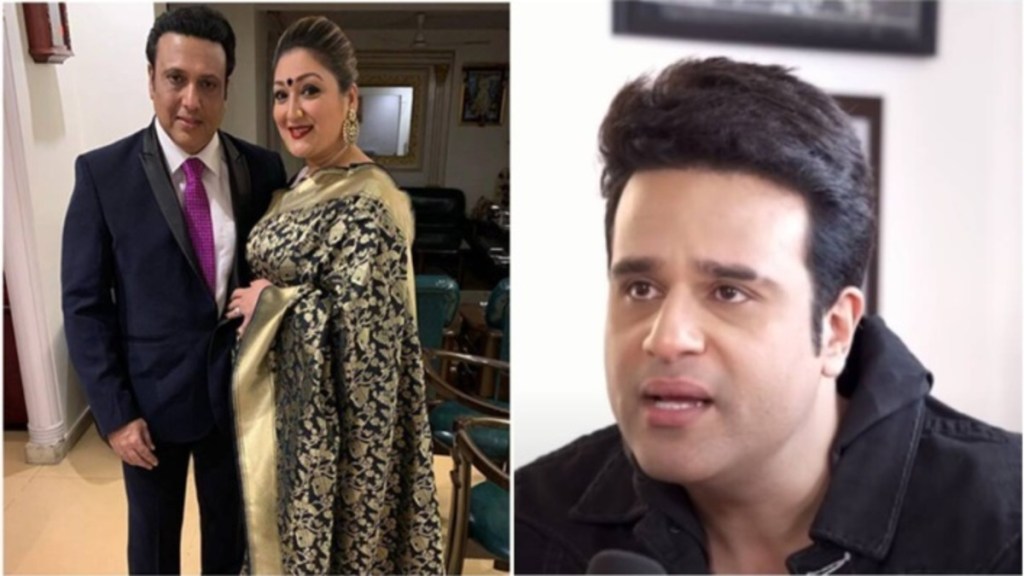 govinda sunita ahuja on krushna abhishek
