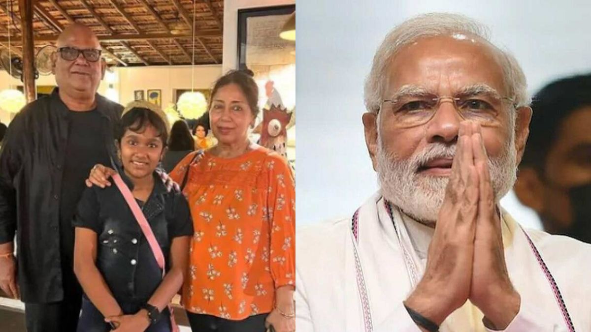 Satish Modi सतीश कौशिक यांच्या पत्नीला पंतप्रधान मोदींचं सांत्वनपर पत्र; शशी कौशिक ...