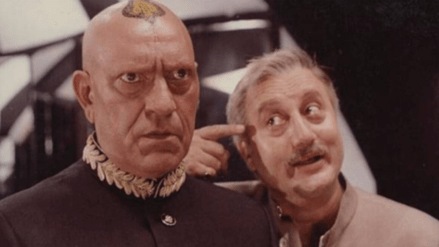 Anupam Kher and Amrish Puri
