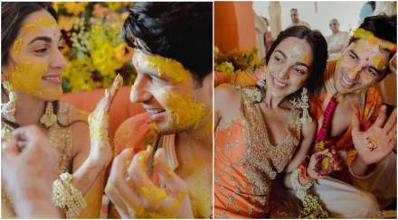 sidharth-malhotra-kiara-advani-haldi-holi sidharth-malhotra-kiara-advani-haldi-holi