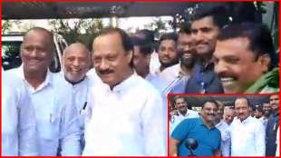 Ajit Pawar with NCP Activist 2