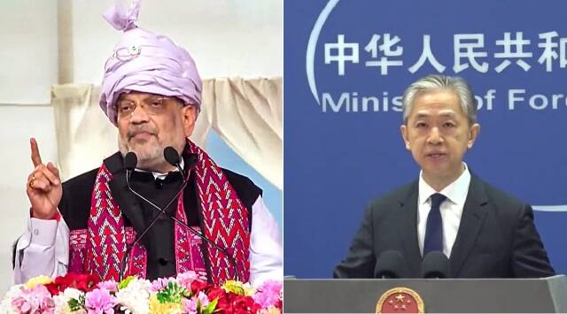 China object Amit Shah Arunachal Pradesh Visit China object Amit Shah Arunachal Pradesh Visit