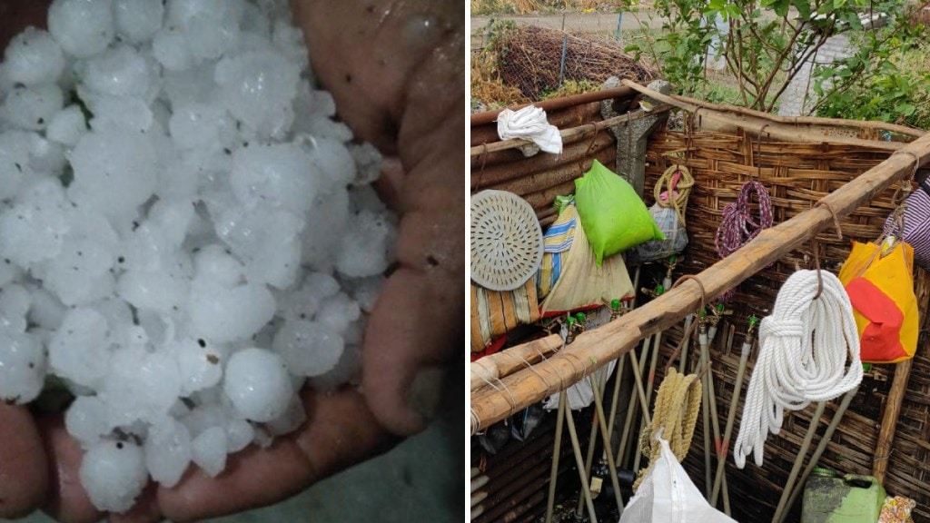 Hail and heavy rain; Hail and heavy rain;