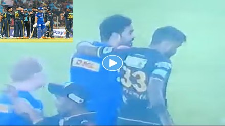 Hardik Pandya consoled Akash Ambani disappointed by the defeat of Mumbai Indians encouraged by putting his hand on his shoulder Video viral