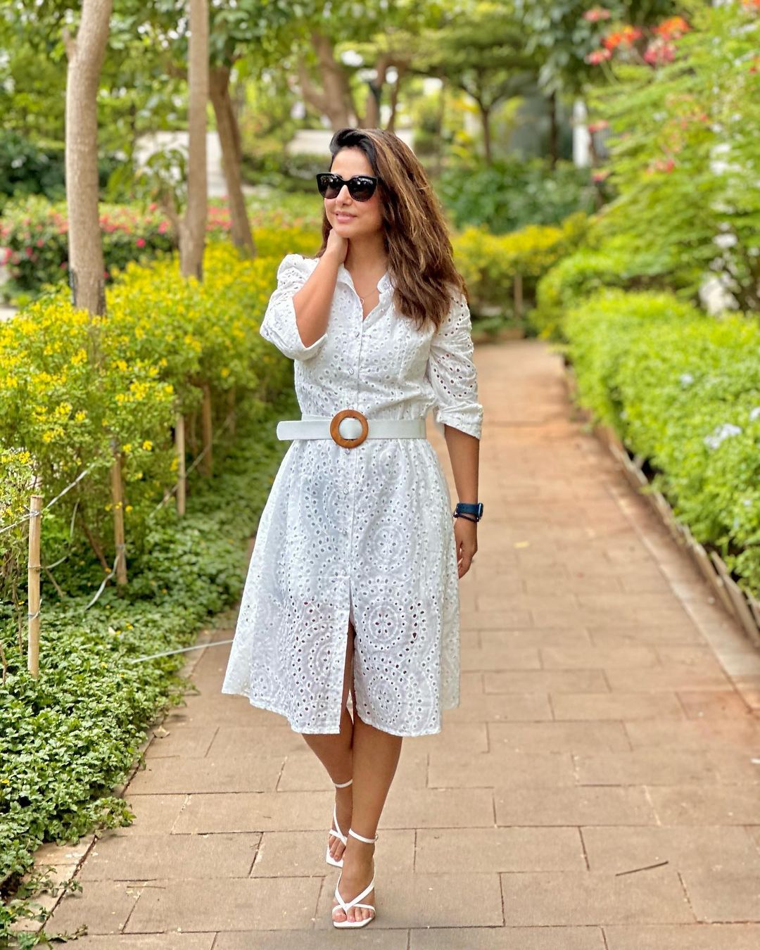 sachin and babi light blue dress Business Casual: Fashion Experts Explain How to Dress for Work main image 1