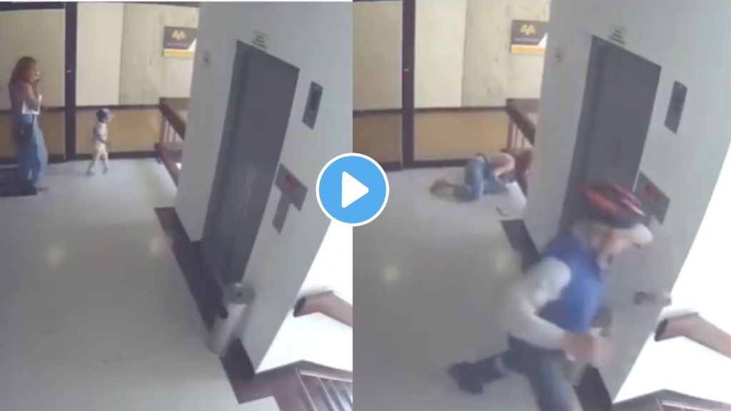 Mother Saves Her Child