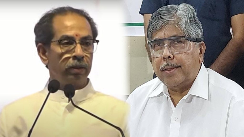 uddhav thackeray crticized chandrakant patil