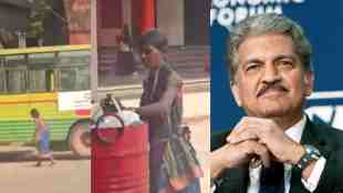 woman selling fruits cleans up after customers at Karnataka bus stop impressed Anand Mahindra