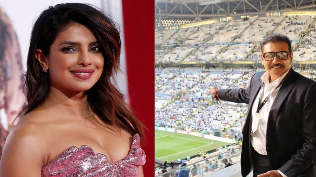 Ravi Shastri also said only two PCs in India one Priyanka Chopra and the other Piyush Chawla