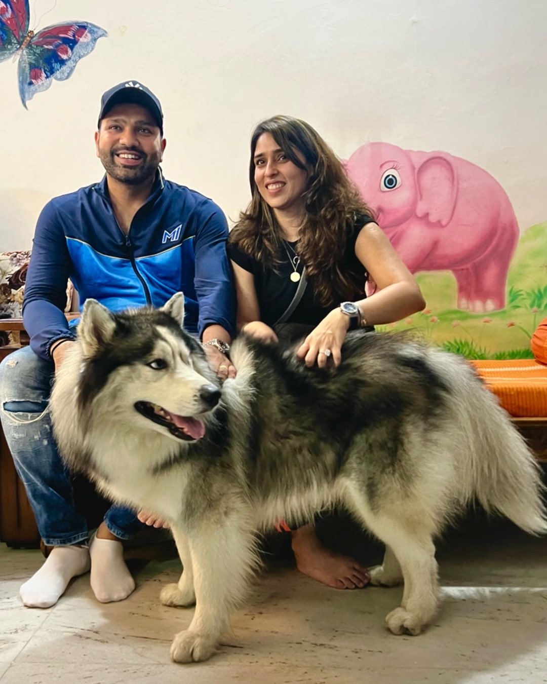 Rohit Sharma and Ritika Sajdeh