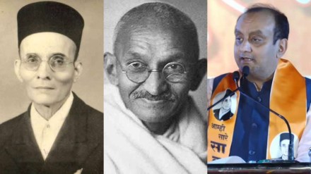 Savarkar Gandhi Sudhanshu Trivedi BJP