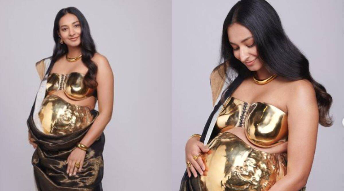 Suhani Parekh Gold Dress 