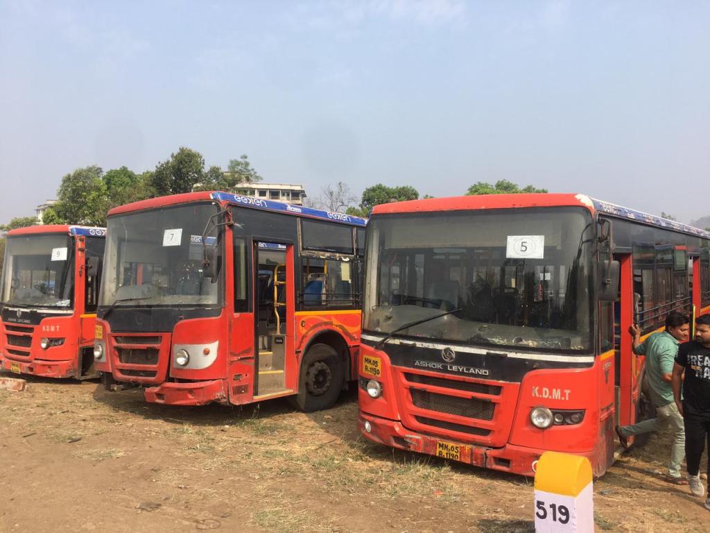 buses for Maharashtra Bhushan Award