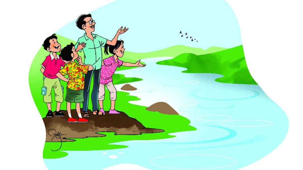 river cleaning drive by kids