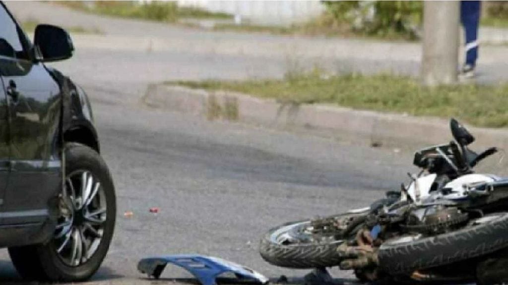 car bike accident