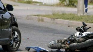car bike accident