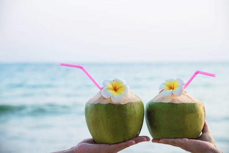 coconut-water-sabja-seed-drink-weight-loss