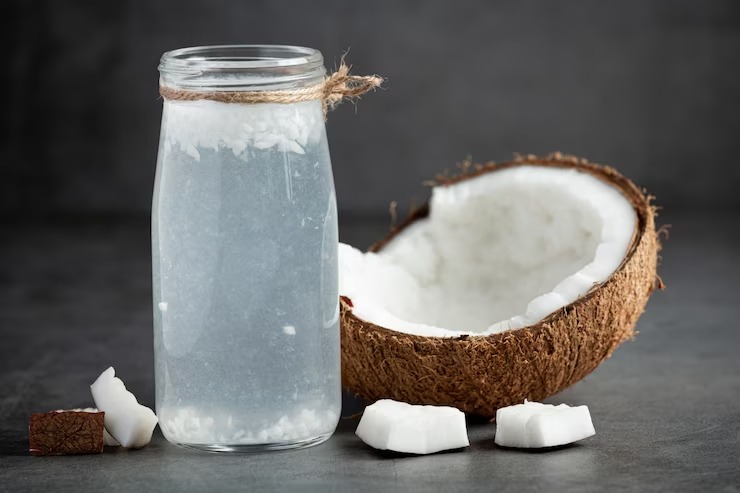 coconut-water-sabja-seed-drink-weight-loss
