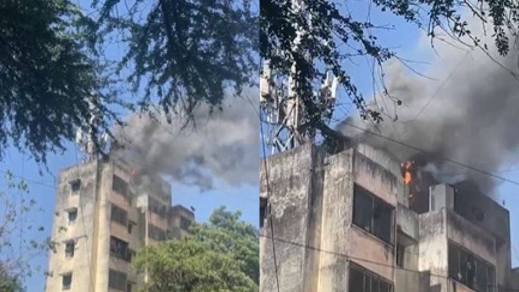 fire in building