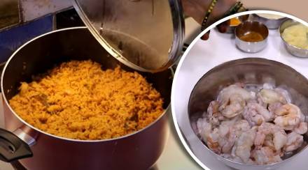 Prawns Rice Recipe In Marathi Prawns Rice Recipe In Marathi