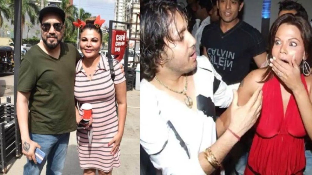 mika singh kissed rakhi sawant