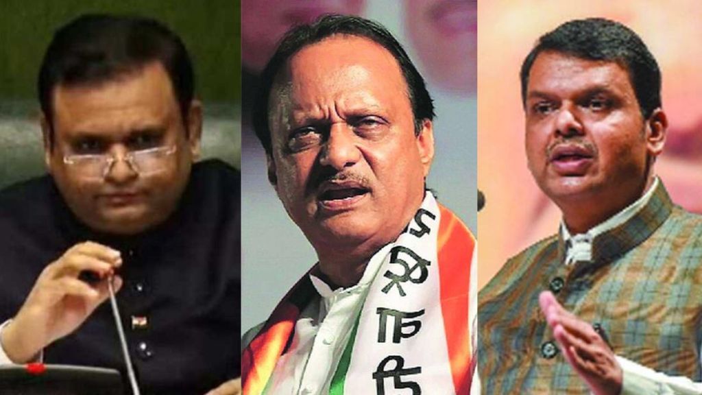 rahul narvekar ajit pawar and devendra fadnavis rahul narvekar ajit pawar and devendra fadnavis