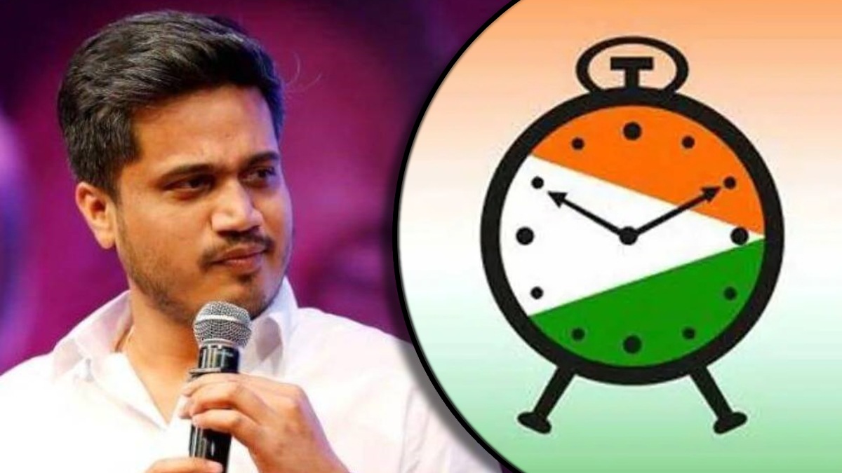 rohit-pawar-on-ncp-logo