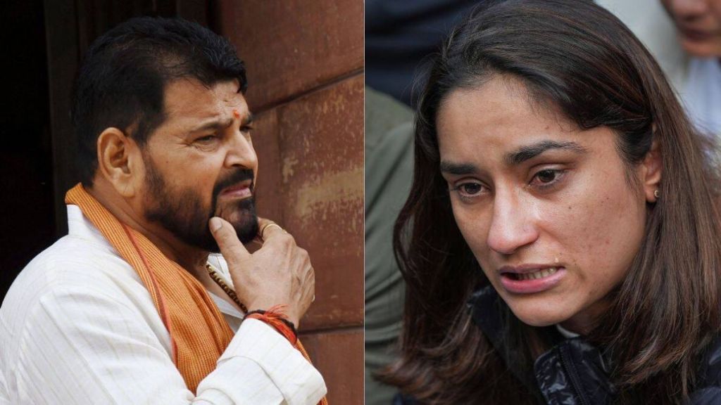 vinesh phogat and brijbhushan singh
