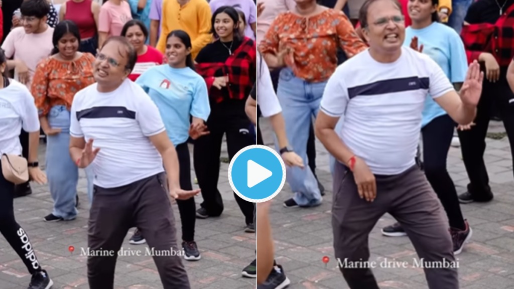CA Man Dancing on Lat Lag Gayi At Marine Drive, Video Bold Moves and Expressions,People Say Break The Dance Floor