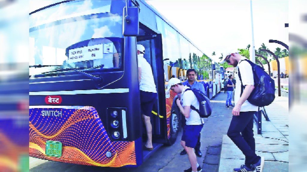 BEST special bus service for G20 delegates BEST special bus service for G20 delegates