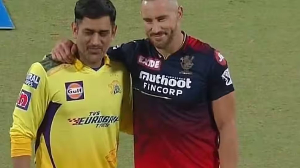 IPL2023: Faf du Plessis still considers Dhoni as his mentor in the role of captaincy said I cannot be like him at all