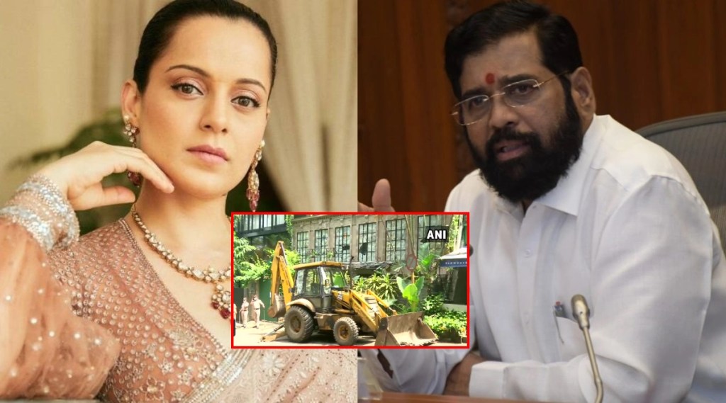 Kangana Ranaut eknath shinde