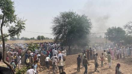 MIG 21 Crash at Hanumangarh Rajasthan