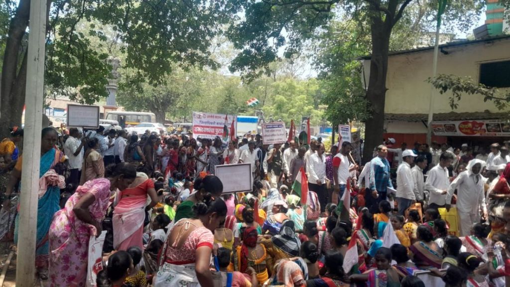March of Shram Jivi organization March of Shram Jivi organization
