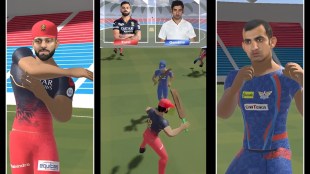 ipl fan use advance technology and create virat gautam fighting video game