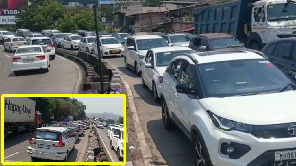 Heavy traffic jam