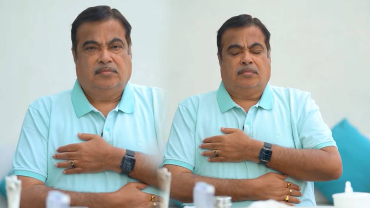 Nitin Gadkari Loose 56 kg Weight Reduced From 135 kgs to 89 kg With These 7 Simple Exercise For Breathing Issues Birthday Special