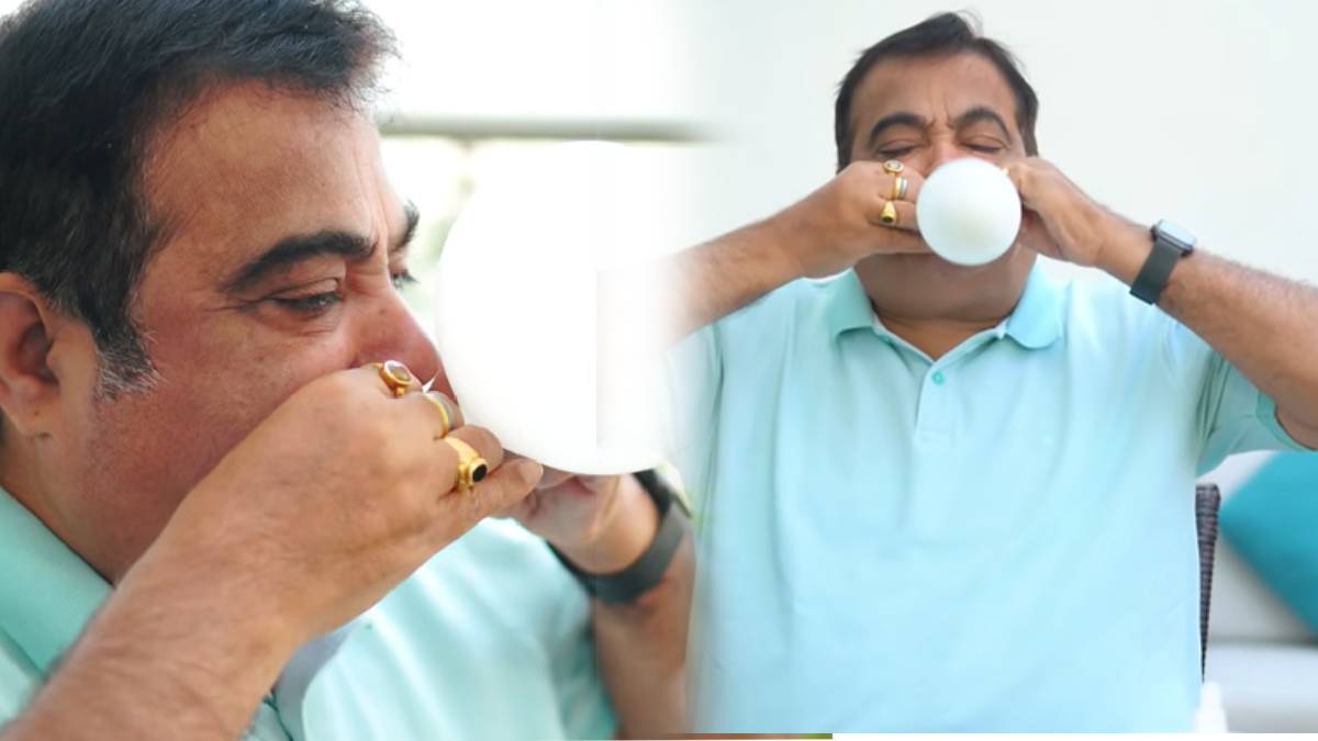 Nitin Gadkari Loose 56 kg Weight Reduced From 135 kgs to 89 kg With These 7 Simple Exercise For Breathing Issues Birthday Special