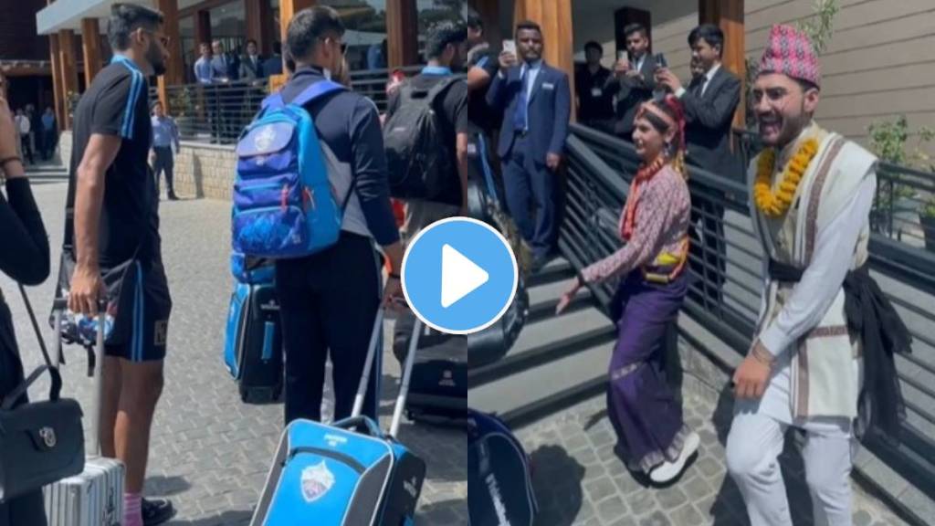 Delhi Capitals welcome on arrival at Dharamsala Delhi Capitals welcome on arrival at Dharamsala