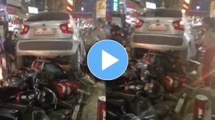 young girl mounted her car on bikes