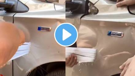 Remove car Dent With Silicon Glue Sticks video