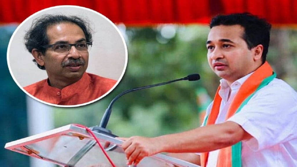 Nitesh Rane criticized uddhav Thackeray over property and income sgk 96