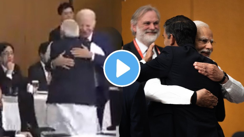 PM Narendra Modi hugs US President Joe Biden PM Narendra Modi hugs US President Joe Biden
